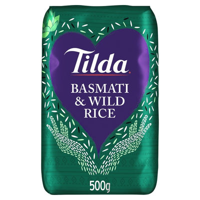 M&S Tilda Basmati and Wild Rice 500g- Buy online at McGrocer