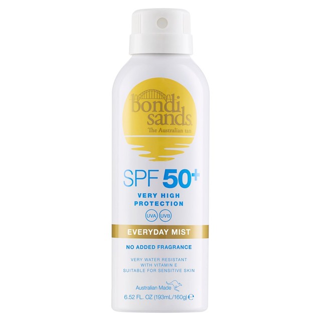 Bondi Sands SPF 50+ Sunscreen Mist Australian sunscreen, imported from the UK