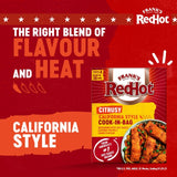 Frank's RedHot Citrusy California Style seasoning cook-in-bag 25g - British product