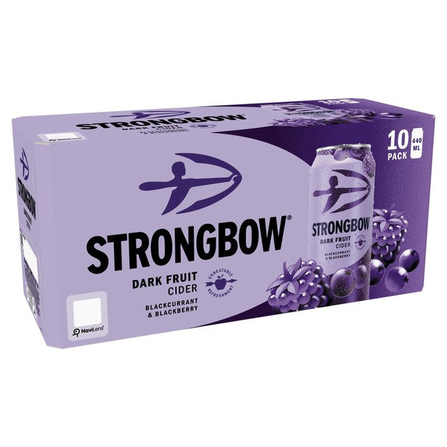 Strongbow Dark Fruit cider 10 x 440ml (British brand)