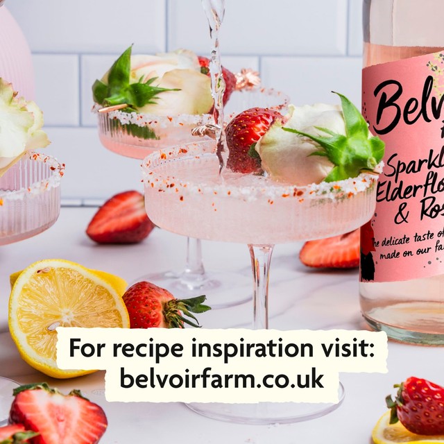 Belvoir Elderflower & Rose Pressé 750ml - British product