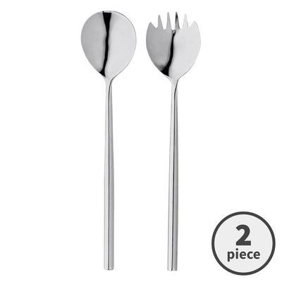 Stellar Rochester 18/10 Edelstahl Salatbesteck Set mit 2 Löffeln