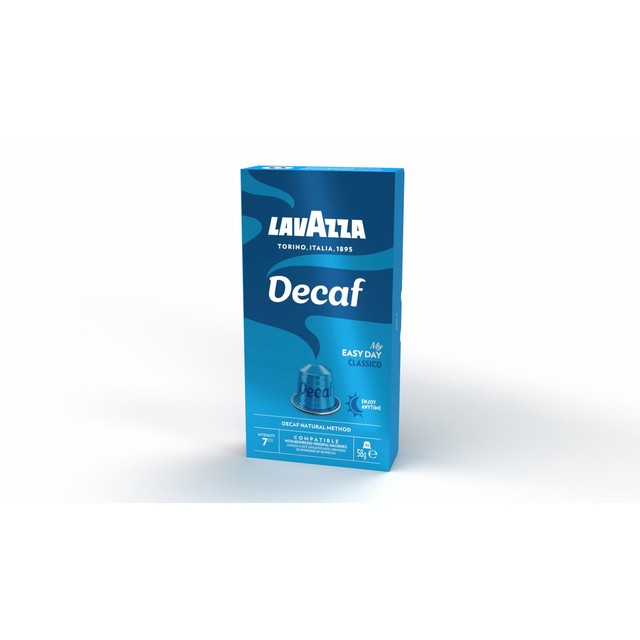 Lavazza decaf aluminium Nespresso compatible coffee capsules 10 capsules, UK version