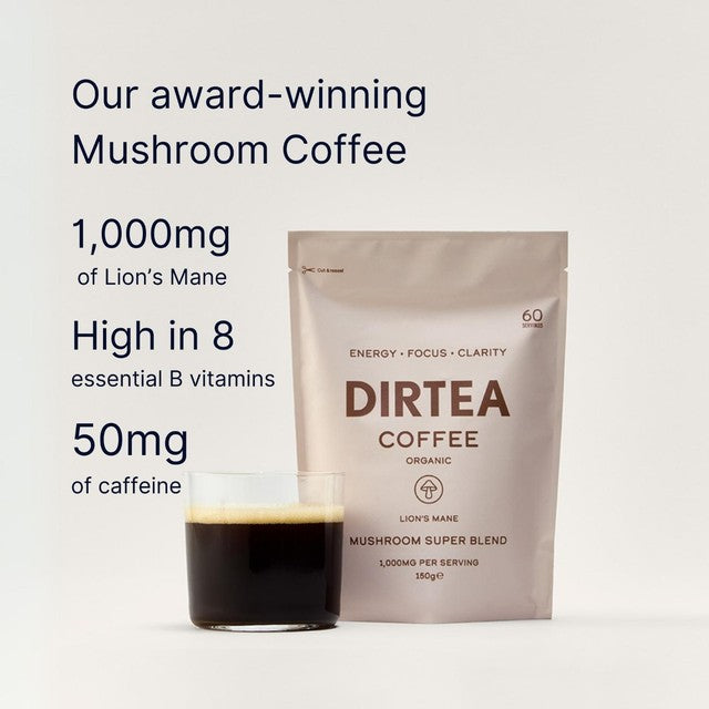 DIRTEA Mushroom Coffee 150g - British product