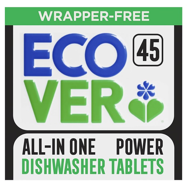 Ecover All-In-One Power Dishwasher Tablets 45 tablets - British product
