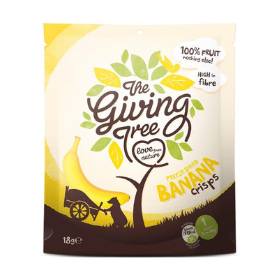 M&S Giving Tree Freeze Dried Banana Crisps Kids Fruit Snack 18g- Buy online at McGrocer