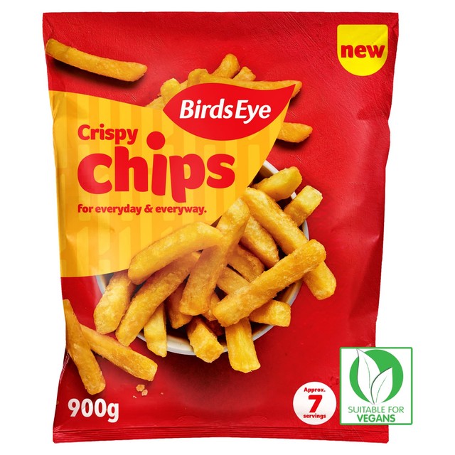 Birds Eye frozen crispy chips, UK version