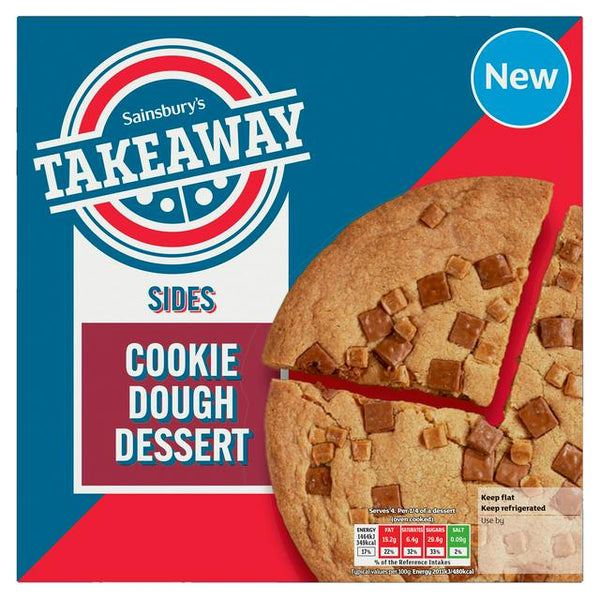 Sainsburys Takeaway Cookie Dough Dessert 304g