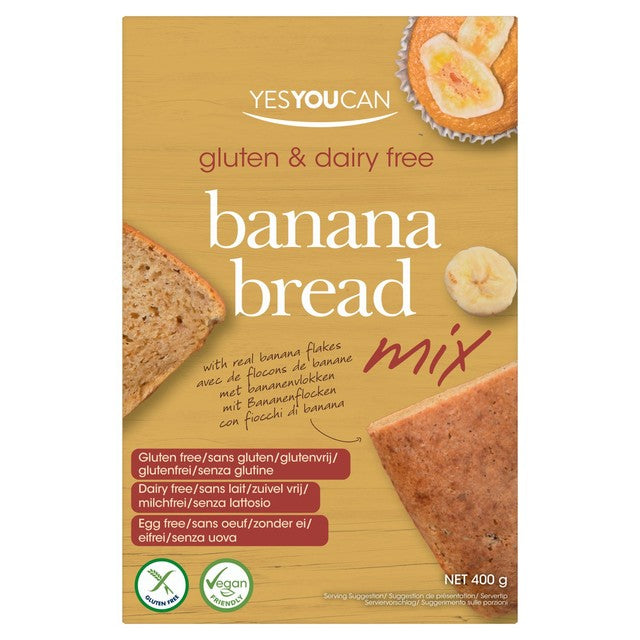 YesYouCan banana bread mix 400g (British brand)