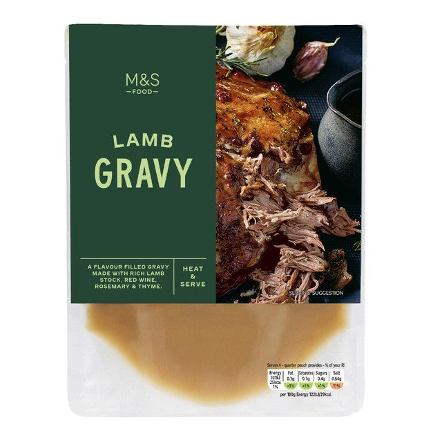 Salsa de cordero M&S 350 g, importada del Reino Unido