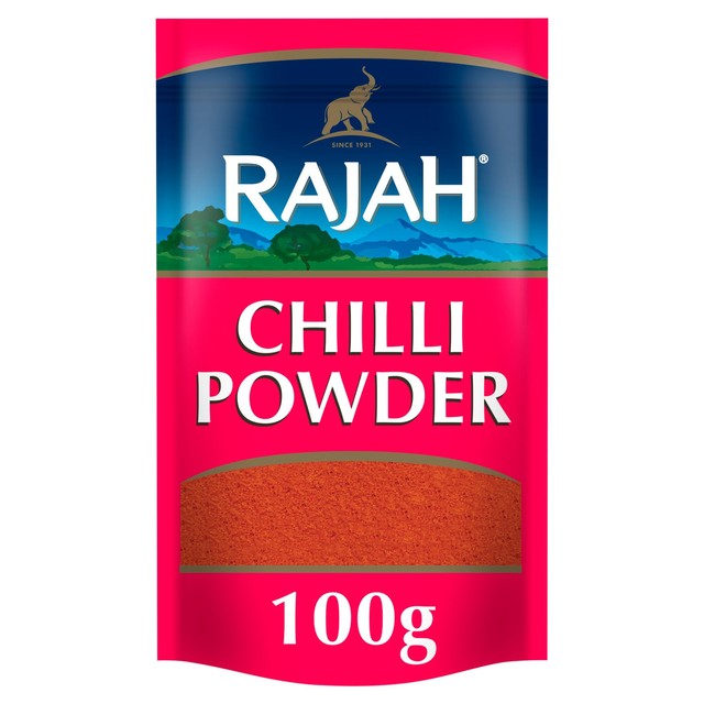Rajah ground chilli powder 100g, imported from the UK