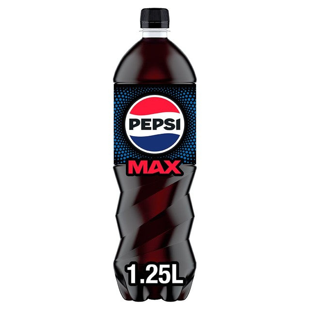 Pepsi Max sugar-free cola 1.25L, imported from the UK