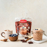 Linwoods overnight oats chocolate protein 300g, UK version