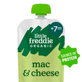 Little Freddie organic mac and cheese broccoli cauliflower baby food pouch 130g, UK version