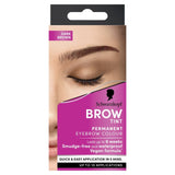 Schwarzkopf Brow Tint Dark Brown permanent eyebrow dye 17ml (British brand)