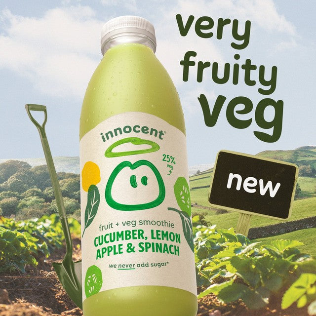 Innocent cucumber, lemon, apple and spinach smoothie 750ml, UK version