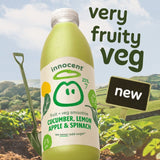 Innocent cucumber, lemon, apple and spinach smoothie 750ml, UK version
