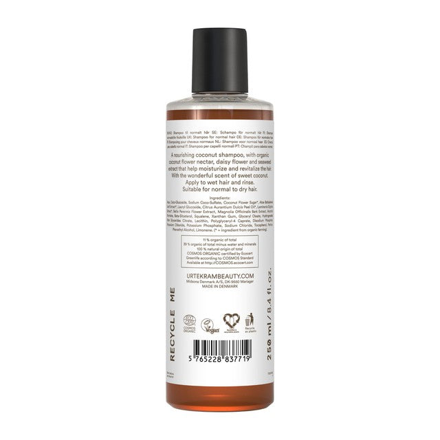 Urtekram organic coconut shampoo normal hair 250ml (British brand)