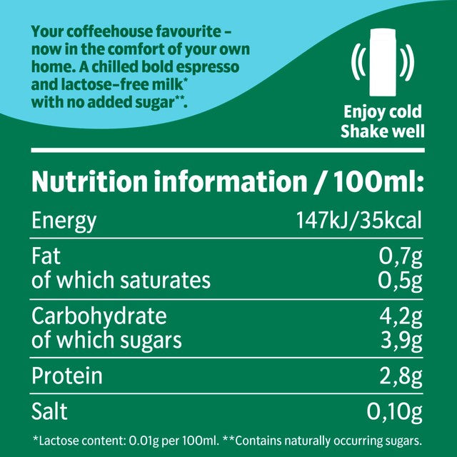 Starbucks Multiserve Skinny Latte No Added Sugar 750ml (British brand)