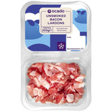 Ocado unsmoked bacon lardons 200g, imported from the UK