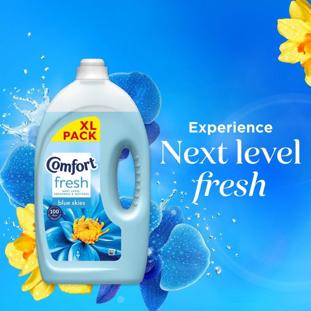 Comfort fabric conditioner Blue Skies 2490ml - British product