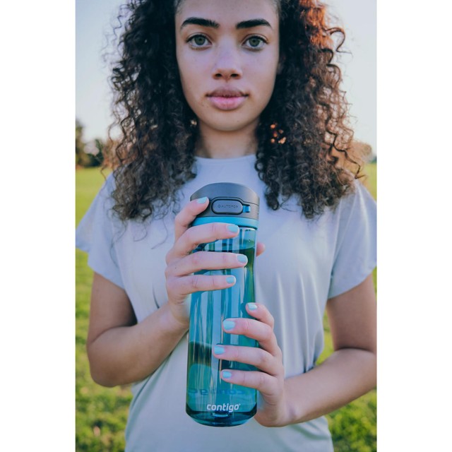 Contigo reusable water bottle in Juniper Teal 720ml - British product
