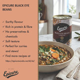 Epicure Black Eye Beans 400g - British product