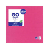 Duni pink 2-ply paper napkins 125 per pack, imported from the UK