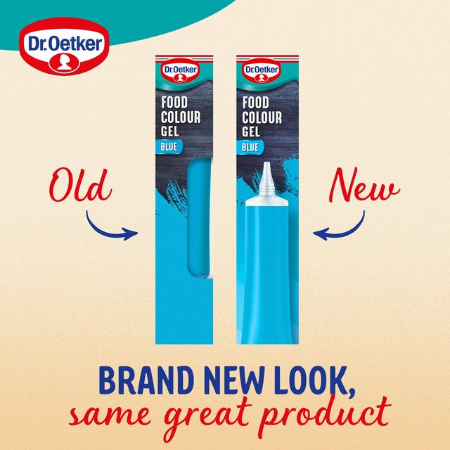 Dr Oetker blue food colouring gel 15g - British product