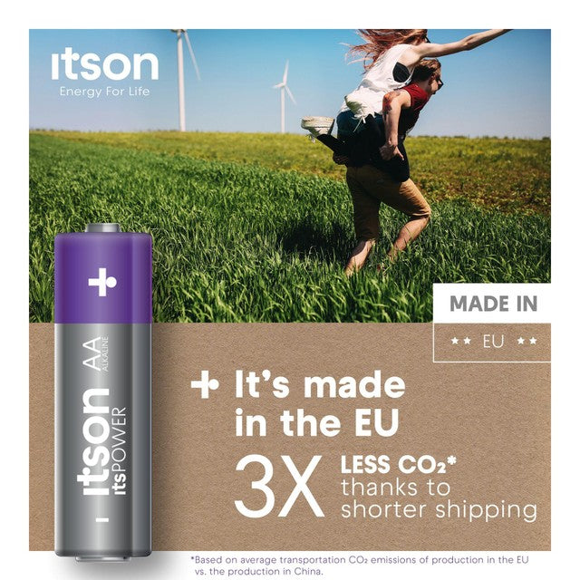 itson Itspower AA alkaline batteries 8 pack, UK version