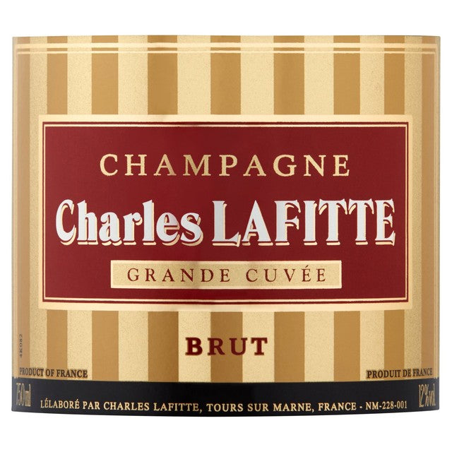 Charles Lafitte Champagne Grande Cuvee Brut NV 75cl - British product