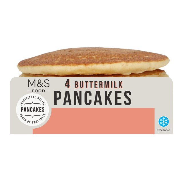 M&S Buttermilchpfannkuchen 4er-Pack, importiert aus dem Vereinigten Königreich