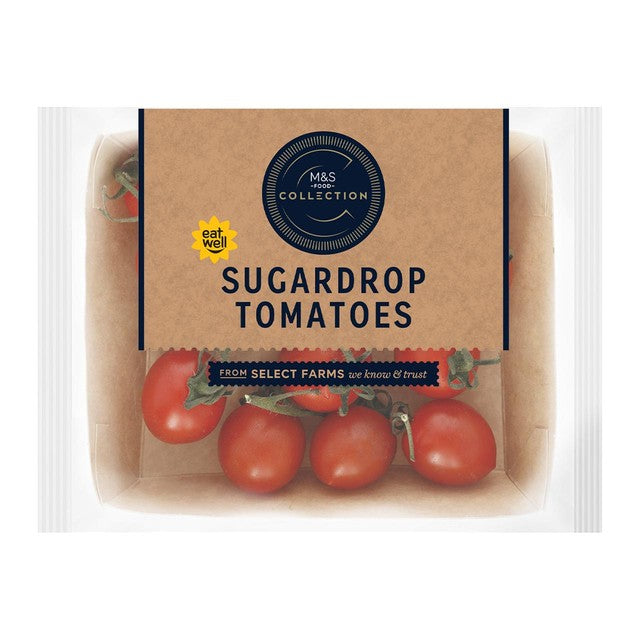 M&S Sugardrop Tomatoes 220g, imported from the UK