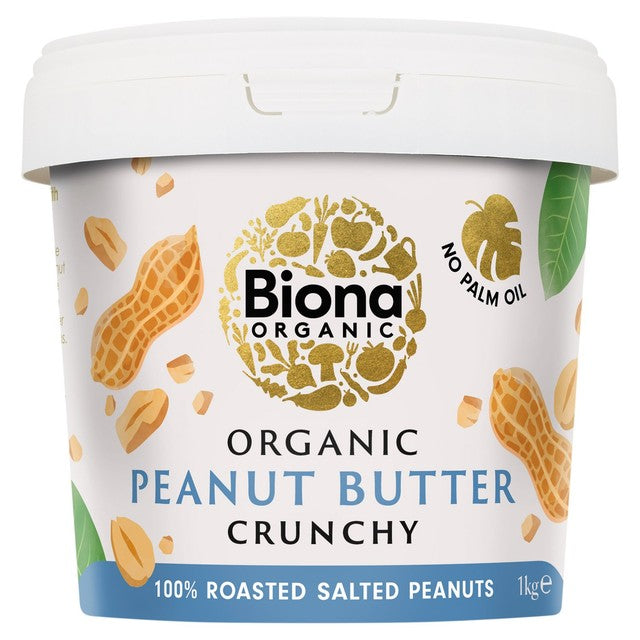 Biona crunchy peanut butter 1kg - British product