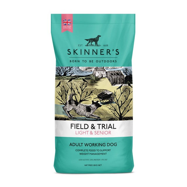 Skinners Light & Senior dry dog food 15kg (British brand)