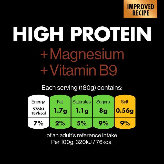 GetPro high protein chocolate hazelnut pudding 180g, UK version