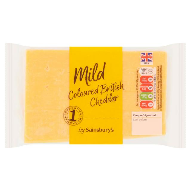 Sainsburys Scottish Mild Cheddar Cheese 400g