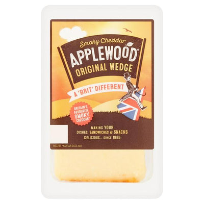 Sainsburys Applewood Smoke Flavoured Cheddar Cheese 200g- Buy online at McGrocer