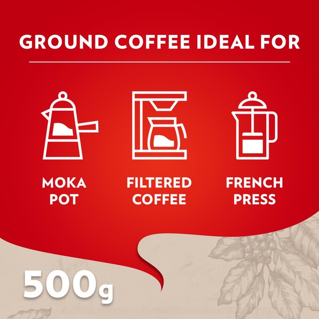 Lavazza Qualita Rossa ground coffee 500g - British product