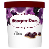 Häagen-Dazs rum and raisin ice cream 460ml, UK version