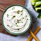 M&S sour cream and chive dip 230g, imported from the UK