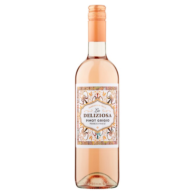 La Deliziosa Pinot Grigio Rosé wine 75cl - Italian product
