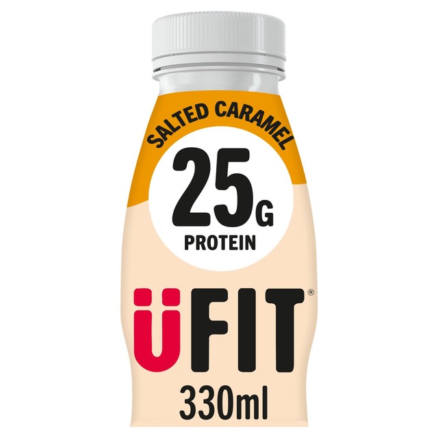 UFit salted caramel protein milkshake 330ml (British brand)