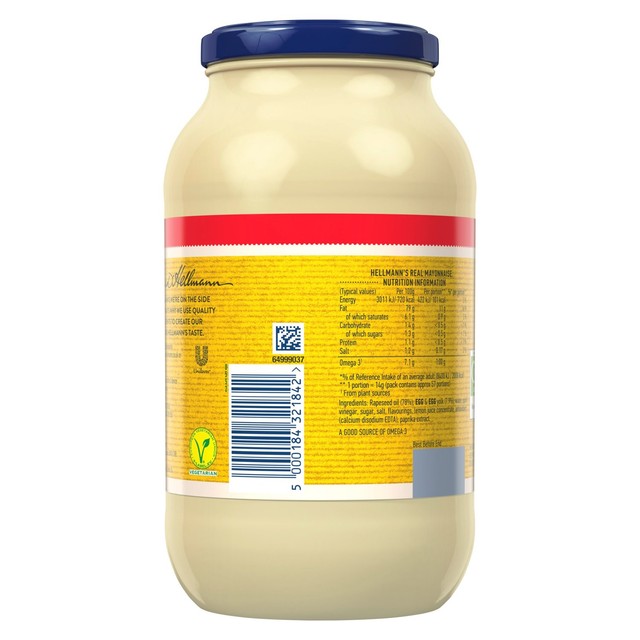 Hellmann's Real Mayonnaise 800g, UK version