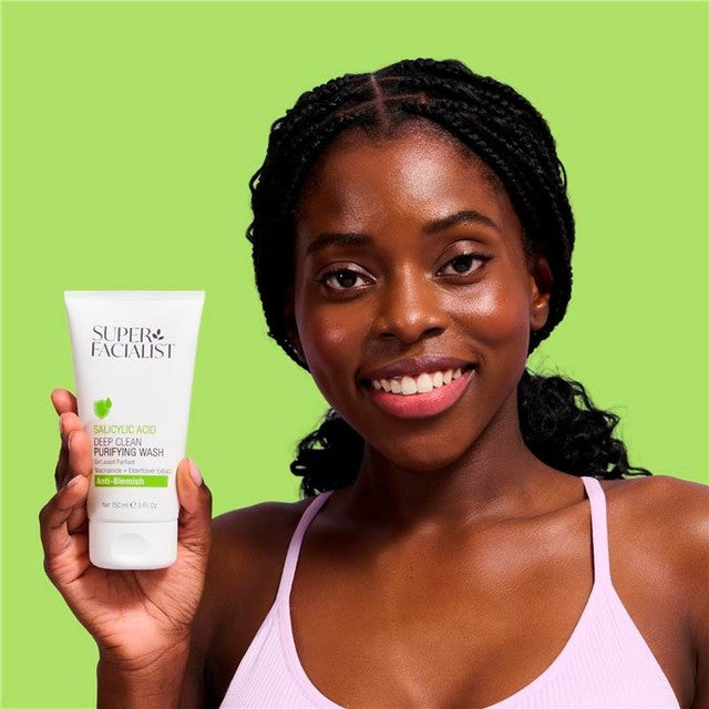 Super Facialist Salicylic Acid Anti-Blemish Purifying Cleansing Wash 150ml (British brand)