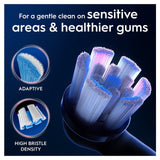 Oral-B Gentle Care Black replacement toothbrush heads, imported from the UK