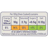 Ocado Organic Salmon Fillets Skin On Boneless 240g, imported from the UK