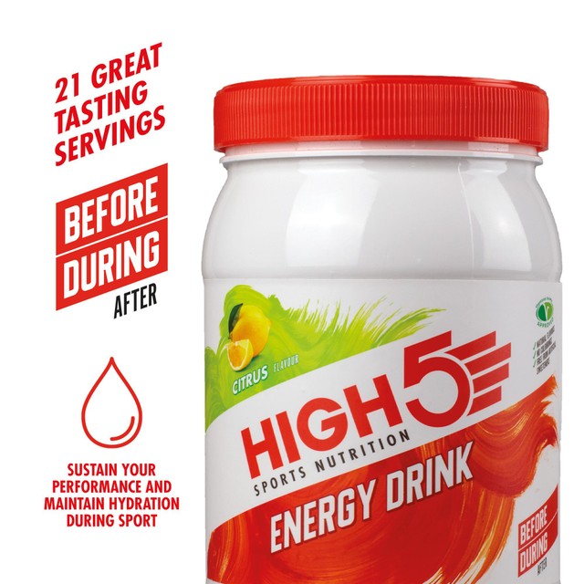 HIGH5 Energy Drink Powder Citrus 1kg, UK version