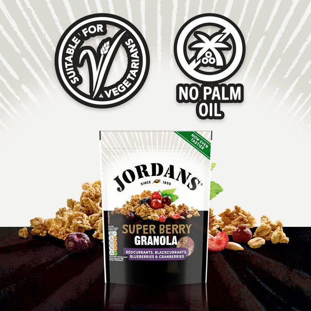 Jordans Super Berry Granola Breakfast Cereal 500g, UK version