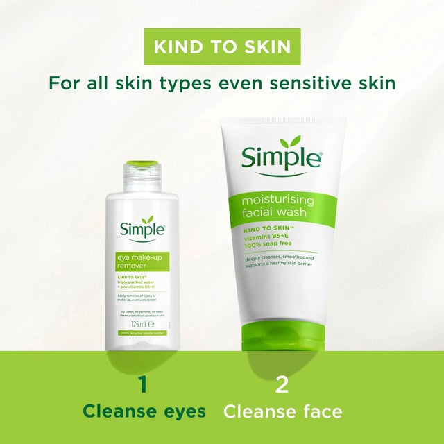Simple eye makeup remover 125ml (British brand)
